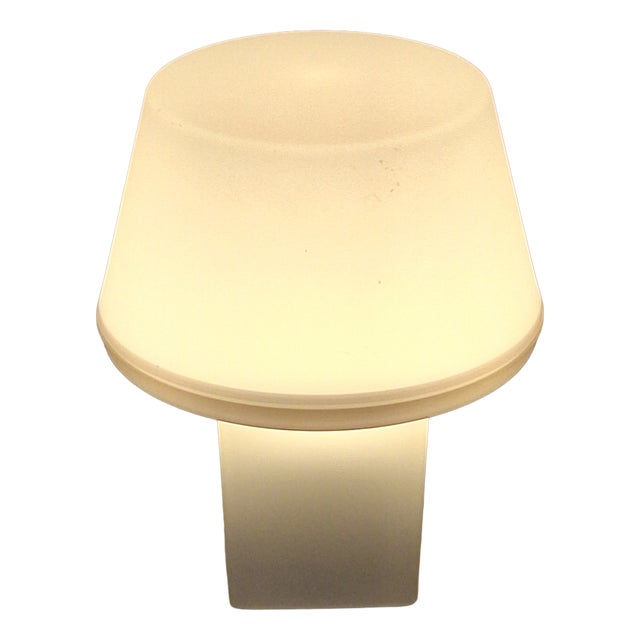 Vintage Table Lamp in Grey and White Plastic, 2000s For Sale