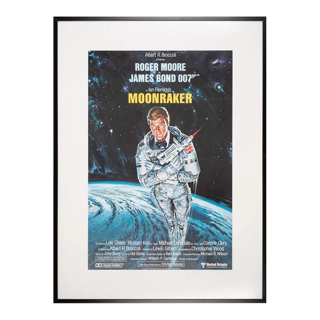 Moonraker, Roger Moore, Movie Poster For Sale