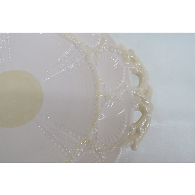 Belleek Shell Tea Ware Cake Plate Irish Porcelain For Sale - Image 10 of 12