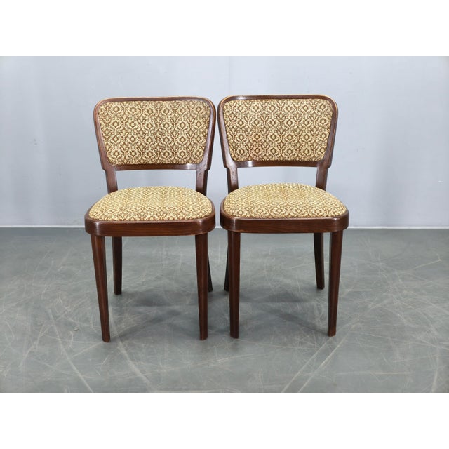 1940s Dining Chairs from Thonet, Former Czechoslovakia, 1940s, Set of 4 For Sale - Image 5 of 17