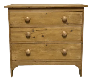 Antique English Pine Chest of Drawers