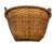 Wood Excellent Smaller 10 Inch Size Antique American Hand Woven Ash Splint Berry Basket With Nice Patina - Late 19th Century For Sale - Image 7 of 18