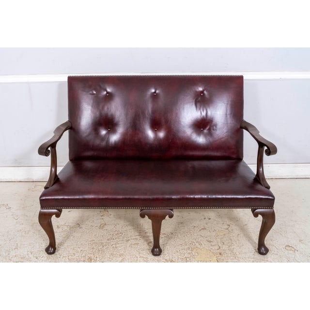 Queen Anne Kittinger Cw-154 George I Colonial Williamsburg Settee For Sale - Image 3 of 18