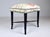 Chinoiserie Faux Bamboo Ottoman Bench Stool New Floral Upholstery For Sale - Image 3 of 10