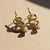 Massive Snake Earrings With Opals in Opened Mouth, Pair For Sale - Image 9 of 10