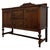 A superb early 20th-century English Edwardian sideboard, beautifully constructed in oak and distinguished by extensive...