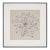 Framed Poinsettia Print Under Glass 20"SQ For Sale