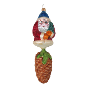 1997 Christopher Radko Pinewoods Santa Ornament