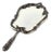 Louis XV Style Silver Hand Mirror For Sale