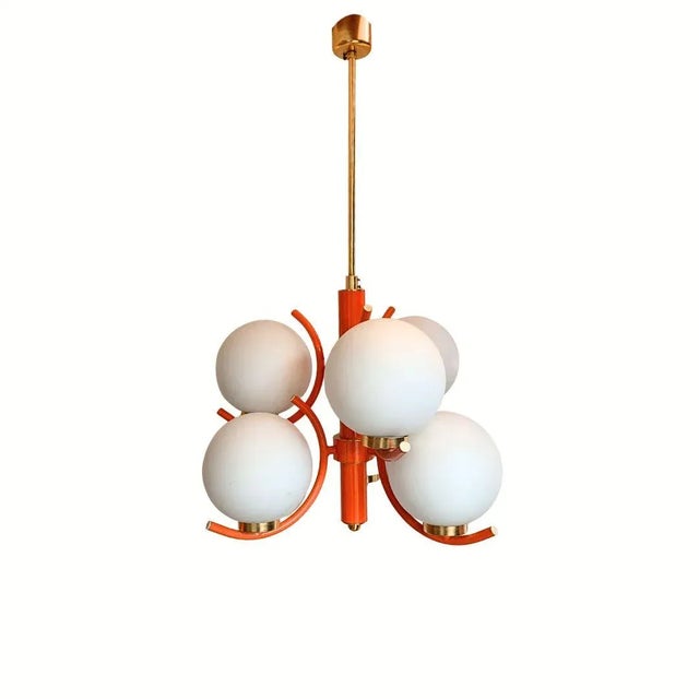 Space Age Sputnik Chandelier by Richard Essig, 1970s For Sale - Image 6 of 6