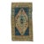 Turkish Mini Rug Oriental Hand Knotted Vintage Rug 1'10" x 3'3" #20716 For Sale