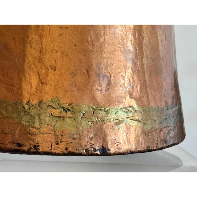 Metal 19th Century French Copper Cauldron For Sale - Image 7 of 15