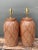 Vintage Textured Ceramic Lamps - A Pair For Sale - Image 10 of 12