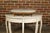 19th Century French Louis XVI Style Walnut Footstool with Linen Upholstery, 19th Century For Sale - Image 5 of 12