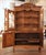 Brass 18th C. French Louis XV Pine Buffet-Deux-Corps Vitrine Cabinet From Normandy For Sale - Image 8 of 15