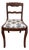 Antique Duncan Phyfe Style Mahogany Rose Back Chairs For Sale