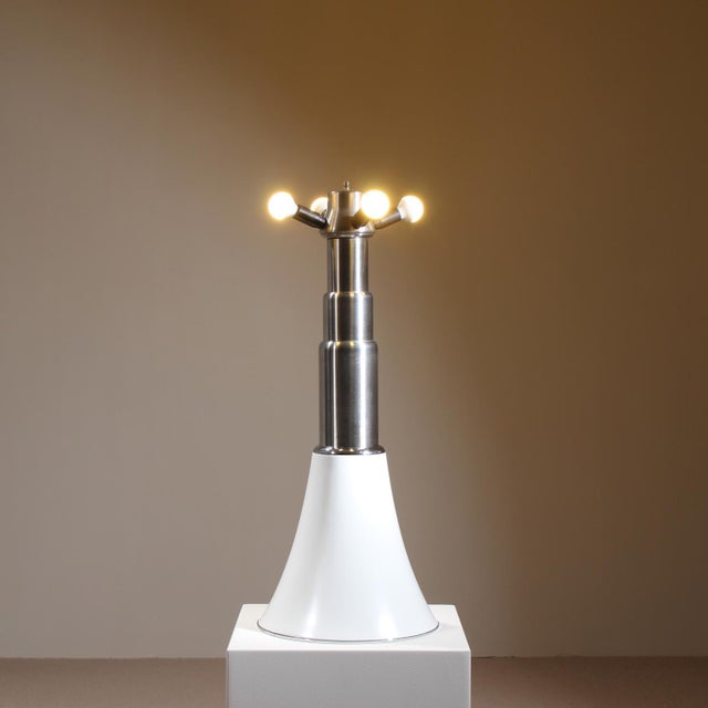 Pipistrello 620 Lamp with Acrylic Glass by Gae Aulenti for Martinelli Luce, Italy, 1965 For Sale - Image 11 of 18