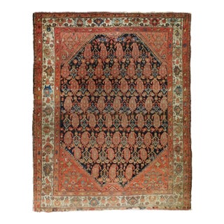 Antique Persian Malayer Rug- 4'7"x 6'5" For Sale