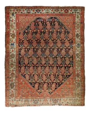 Antique Persian Malayer Rug- 4'7"x 6'5"