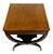 Biedermeier Pair Mahogany Curule Leg End Tables Signed E. Thelen For Sale - Image 3 of 12