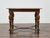Late 19th Century Italian Walnut Table with Star Inlay and Turned Legs, 19th Century For Sale - Image 5 of 12