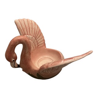 Mid 20th Century Vintage Flamingo Tea Light Holder For Sale