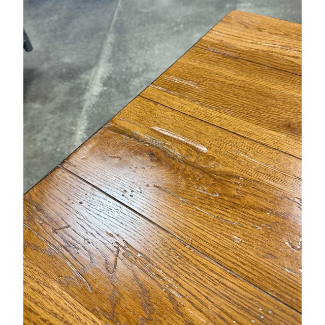 Broyhill Attic Heirloom Rustic Oak Farmhouse End Tables - A Pair For Sale - Image 9 of 12