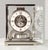 Silver atmos clock by jaeger lecoultre switzerland nickel-plated brass year of manufacture 1956 dimensions: h x w x d: 22...