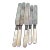 Antique J Russell Silverplate & Mother of Pearl Knives- Set of 5 For Sale