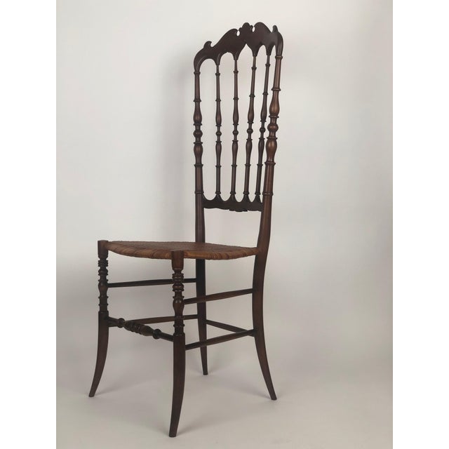 Set of Mid-Century Chiavari Chairs with Cane Seats, 1955 For Sale - Image 16 of 18