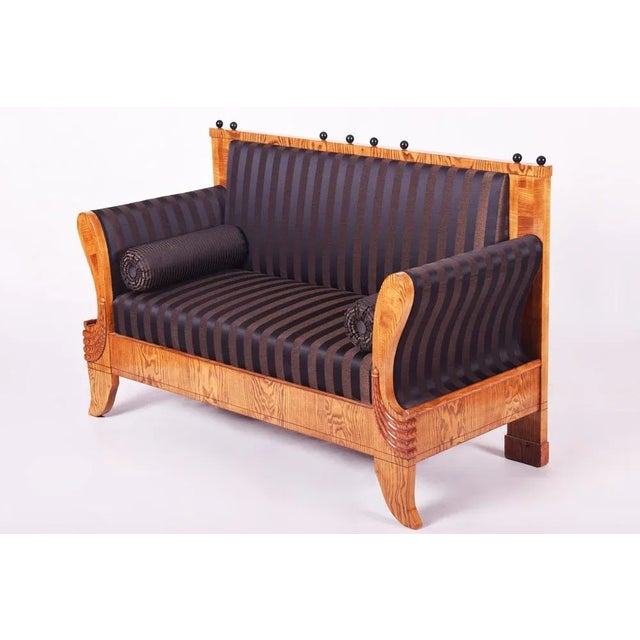 Czech Biedermeier Ash Sofa, 1830s For Sale - Image 3 of 9
