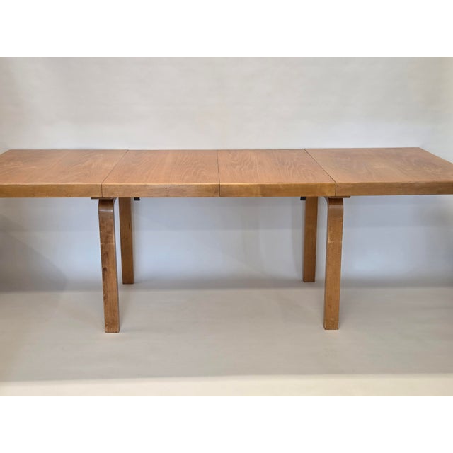 Mid-Century Modern Model 92 Extendable Table by Alvar Aalto for Artek, Finland, 1940s For Sale - Image 3 of 18