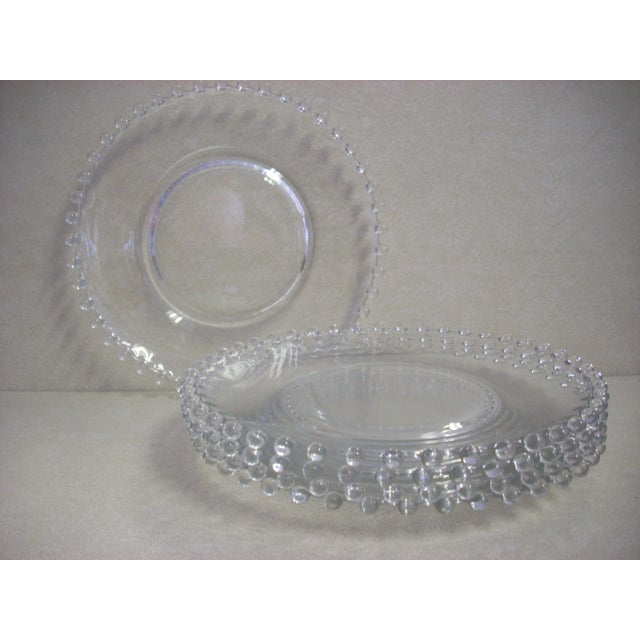 1950s Glass Candlewick Luncheon Plates Set of 5 Chairish