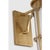 Chapman & Myers for Visual Comfort Signature Gracie Tall Bracketed Sconce in Antique-Burnished Brass with White Glass For Sale In Houston - Image 6 of 10