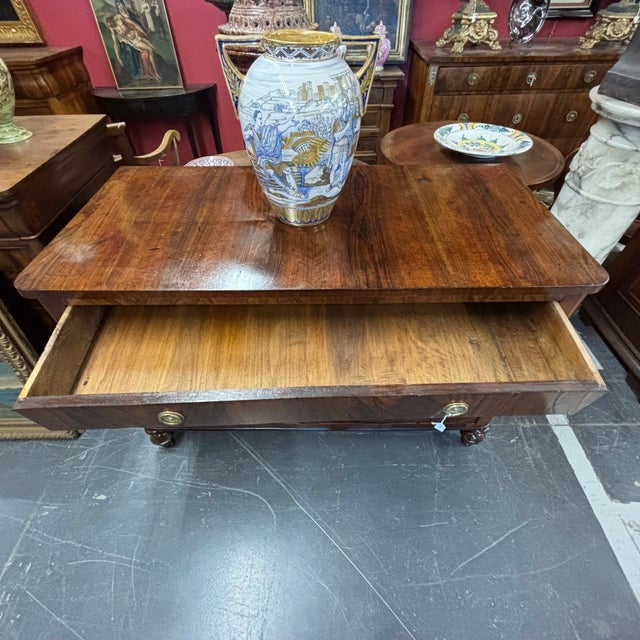 Antique Charles X Sideboard in Veneered Walnut, 1800s For Sale - Image 5 of 18