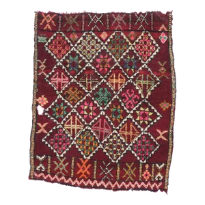 Vintage Berber Moroccan Rug - 02'05 x 03'00