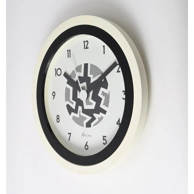 Postmodern Postmodern Wall Clock by Nathalie Du Pasquier and George Sowden for Neos Lorenz, 1980s For Sale - Image 3 of 10