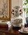 An impressive large-scale Chinese famille rose porcelain vase, richly hand-painted with an extraordinarily detailed...