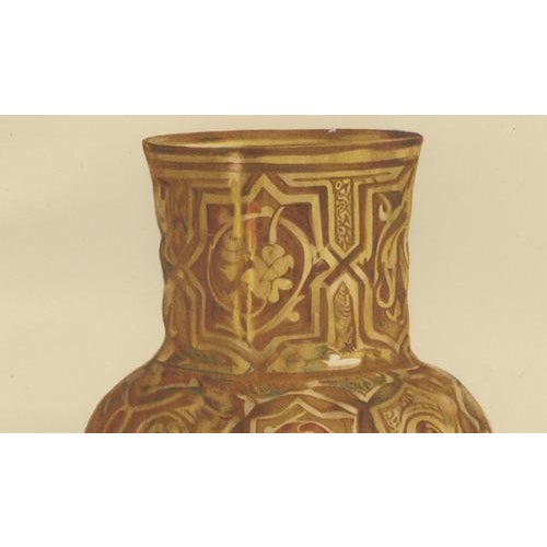 Henry Wallis, Lustreware Vase, 1899, Chromolithograph For Sale - Image 6 of 9