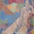 Late 20th Century Vintage Modernist Abstract Nude Painting For Sale - Image 5 of 12