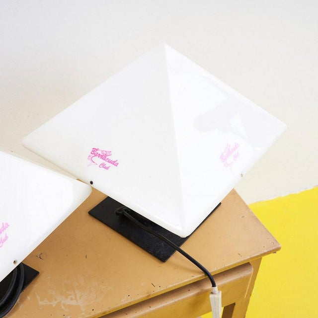 Vintage Barracuda Club Lamps from Ferrara, Set of 2 For Sale - Image 3 of 6