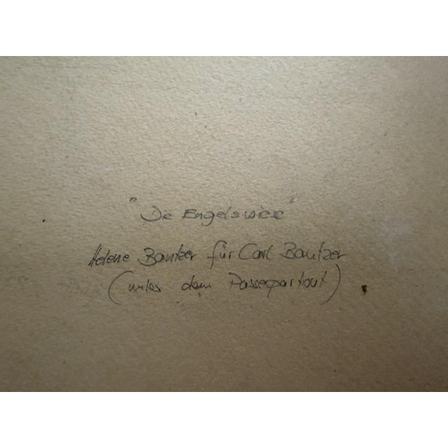 Carl Bantzer, Engelswiese, 1900, Paper For Sale - Image 9 of 13
