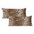 Ralph Lauren Leopard Print Velvet Cheetah Spot Pillow Covers - a Pair For Sale