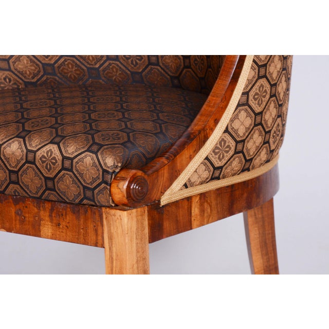 According to the original process, our professional refurbishing team in Czechia has restored and reupholstered the item....