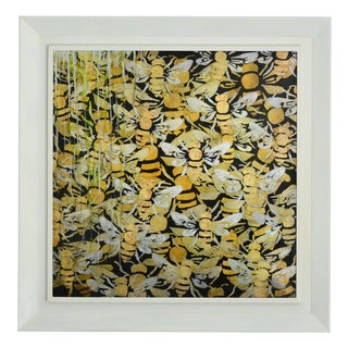Lola Vitelli, Aria di Miele, 2021, Mixed Media on Canvas, Framed For Sale