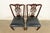 1980s Councill Craftsmen Georgian Carved Mahogany Side Chairs or Dining Chairs, Pair For Sale - Image 5 of 14