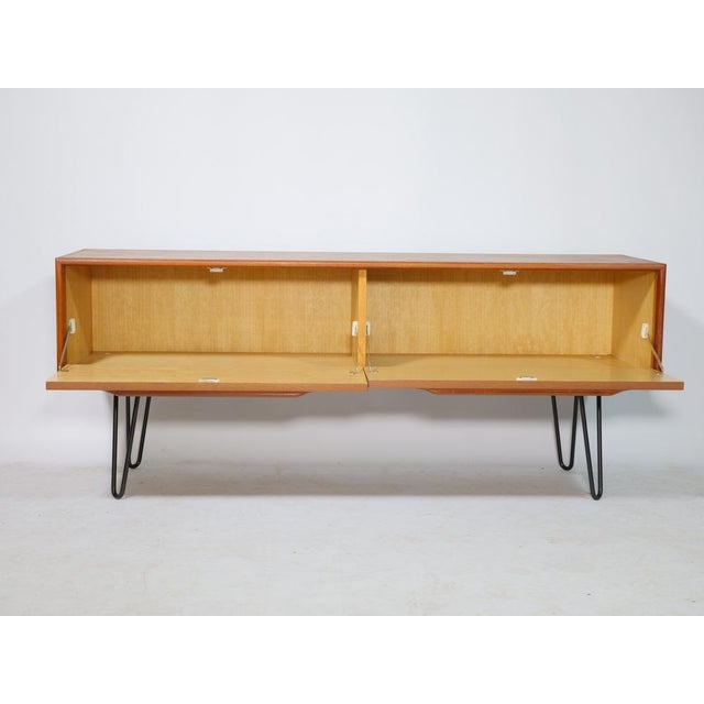 Teak wood lowboard by Heinrich Riestenpatt for RT Möbel. Very good condition – minor signs of wear – see photos. Width:...