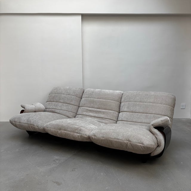Ligne Roset Maralunga 3-Seater Sofa by Michel Ducaroy for Ligne Roset, 1970 For Sale - Image 4 of 11