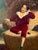 A vintage oil on canvas after The Red Boy, Sir Thomas Lawrence's famous portrait of young Charles William Lambton. A bit...