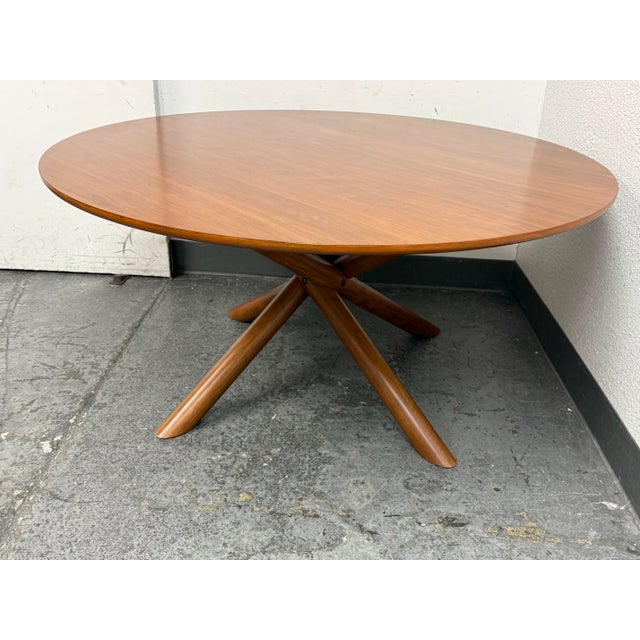 West Elm West Elm Jax Round Dining Table For Sale - Image 4 of 12